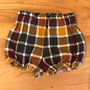 Cayley + Clara Plaid Bubble Shorts - 6 Months